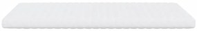 Colchão de espuma 140x190 cm 7 zonas dureza 20 ILD branco