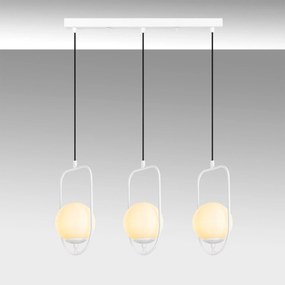 Candeeiro Suspenso Skew – Branco – 80 cm x 185 cm