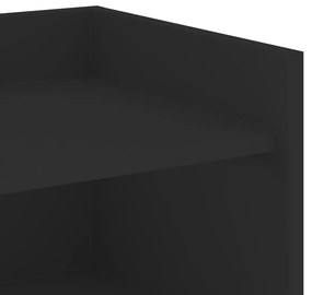 Aparador 45x35x75 cm derivados de madeira preto