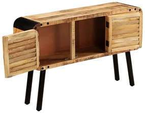 Aparador em madeira de mangueira maciça 120x30x76 cm