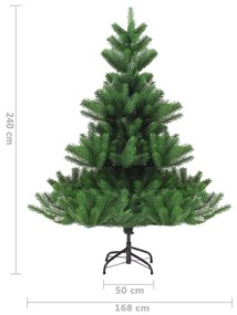 Árvore de Natal artificial 240 cm abeto caucasiano verde