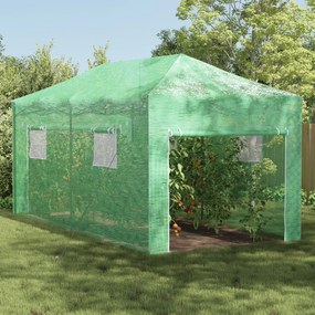 vidaXL Estufa Pop-Up – Verde, 580x290x315 cm de Aço