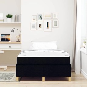 Cama Box Outros Preto e Branco e Preto 120 x 190 cm tecido