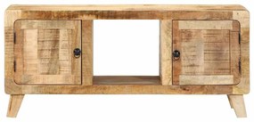 Móvel de TV 105x46x32 cm madeira de mangueira áspera maciça