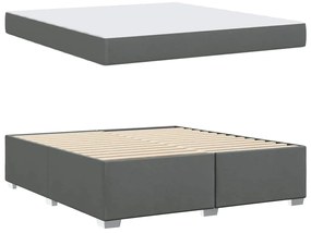 Estrutura da Cama Outros Cinzento escuro 180 x 200 cm tecido