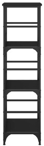 Estante 50x33x117,5 cm derivados de madeira preto