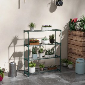 Suporte para Vasos de Plantas em Aço – 89x28x107 cm | 4 Níveis para In