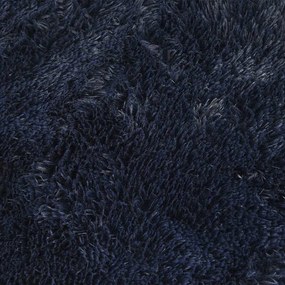 Tapete shaggy de pelo alto NAVARRA 240x340 cm azul-marinho