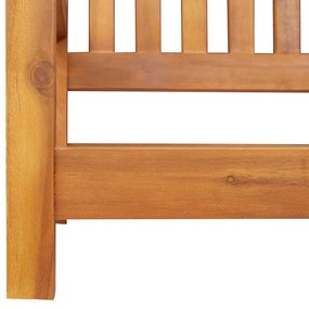 Banco de Balanço de Jardim para 2 Pessoas 110x56x58 cm Madeira Sólida