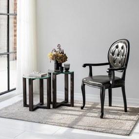 Mesa de Apoio Amalfi – Antracite – Largura: 40 cm, Altura: 45 cm e 50