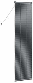 Persiana de Janela Cinzento-escuro 80 x 130 cm Alumínio