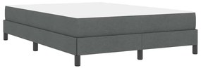Cama Box Outros Cinzento escuro 140 x 190 cm tecido