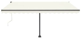 Toldo automático independente 450x300 cm cor creme