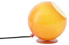Candeeiro de Mesa Retro Laranja com Vidro - Mabel Retro