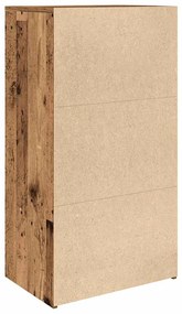 Aparador com 6 gavetas 50x34x96 cm deriv. madeira madeira velha
