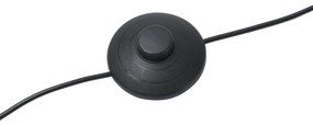 Candeeiro de pé de design bege com LED regulável em 3 níveis - Boomerang Design
