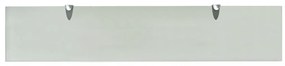 Prateleira flutuante vidro 100x20 cm 8 mm