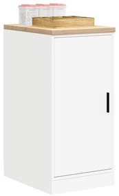 Armário de arrumação de garagem Branco 40x51x85 cm