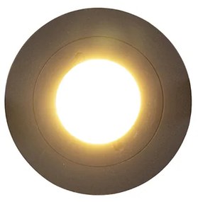 LED Foco embutido inteligente moderno preto redondo incluindo WiFi GU10 IP54 - Xena Moderno