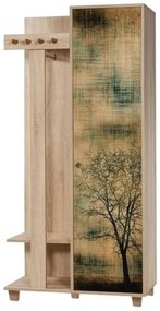 Hall Stand Garmanto – Carvalho Sonoma – 90x192x36 cm