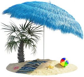 Guarda-sol Hawaii Ø160cm Proteção UV 30+ azul