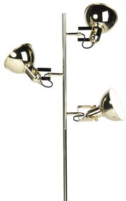 Candeeiro de pé design dourado 3-luzes - TOMMY Design,Art Deco