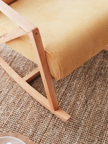 Cadeira Wing Nini – Amarela – 67x75x85 cm