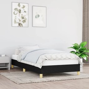 346772 vidaXL Estrutura de cama em tecido 80x200 cm azul