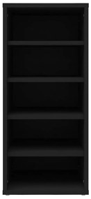 Sapateiras 2 pcs 31,5x35x70 cm derivados de madeira preto