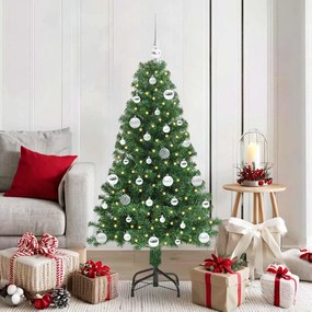 vidaXL Árvore de Natal Artificial Verde 150 cm PVC, Aço e Plástico