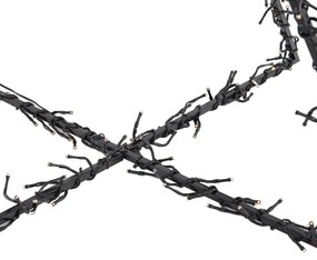 Árvore de Natal Preta Incl. LED IP44 - Brilli