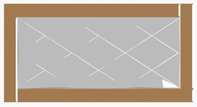 Espelho Pierre – Bronze White – 60x120x2,2 cm