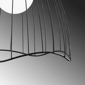 Candeeiro Suspenso Zeyno – Preto – 25 x 25 cm
