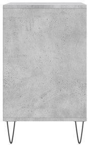 Sapateira 102x36x60 cm derivados de madeira cinzento cimento