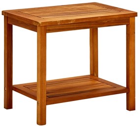Mesa de centro 50x35x45 cm madeira de acácia maciça
