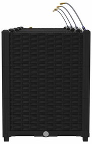 Jardineiras de Jardim 1 pc Preto 160 x 40 x 52 cm Plástico