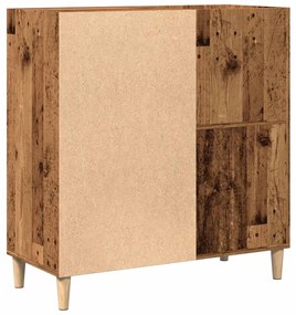 Armário para discos 84,5x38x89 cm deriv. madeira madeira velha