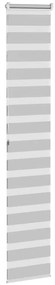 Cortina de zebra 50x200 cm largura do tecido 45,9 cm poliéster