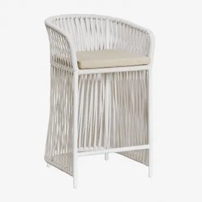 Banco Alto Sophie ↑65 Cm & Gardénia Branco - Sklum