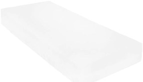 Sofá-cama com colchão 90x200 cm pinho maciço branco