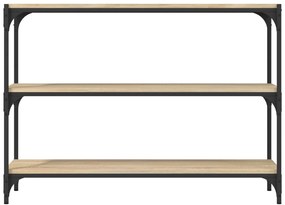 Estante 100x33x70,5 cm derivados de madeira/aço carvalho sonoma