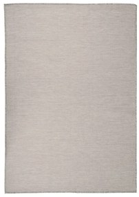 vidaXL Tapete de tecido plano p/ exterior 160x230 cm cinza-acastanhado