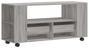 Móvel de TV 102x34,5x43 cm derivados de madeira cinzento sonoma