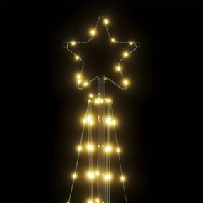 LED Árvore de Natal 363 LEDs Branco Quente 182 cm