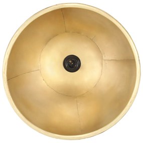 Candeeiro suspenso industrial redondo 25 W 40 cm E27 bronze