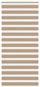 vidaXL Cortina de zebra 100x230 cm largura do tecido 95,9 cm poliéster