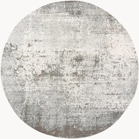 Tapete redondo lavável em jacquard para interior e exterior Virgin Land