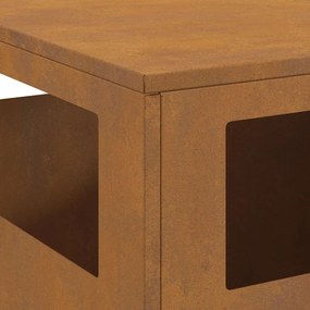 Fogueira 50x50x100 cm Aço Corten