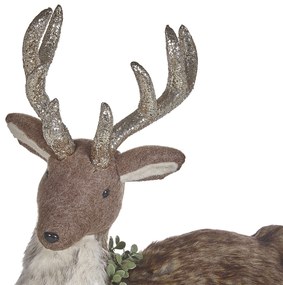 Figura decorativa rena 70 cm castanho TAPIO Beliani