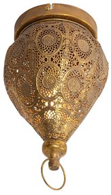 Candeeiro de teto oriental dourado 19 cm - Mowgli